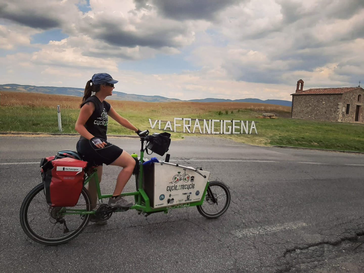 Via Francigena all'altezza di Gallina, Toscana